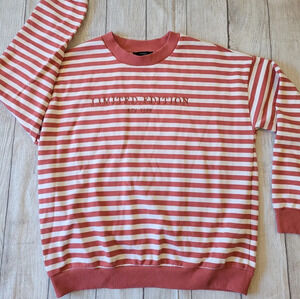 Forever 21 Striped Limited Edition Sweatshirt Size Large